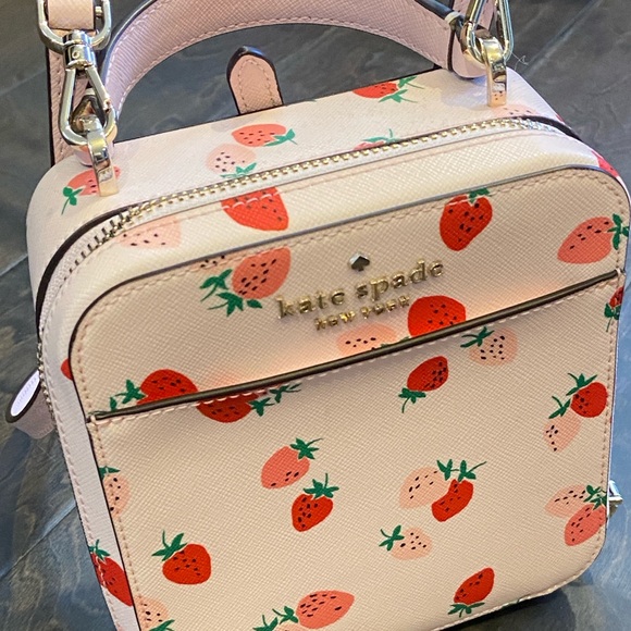 Kate Spade Wild Strawberry vanity crossbody - Picture 1 of 5